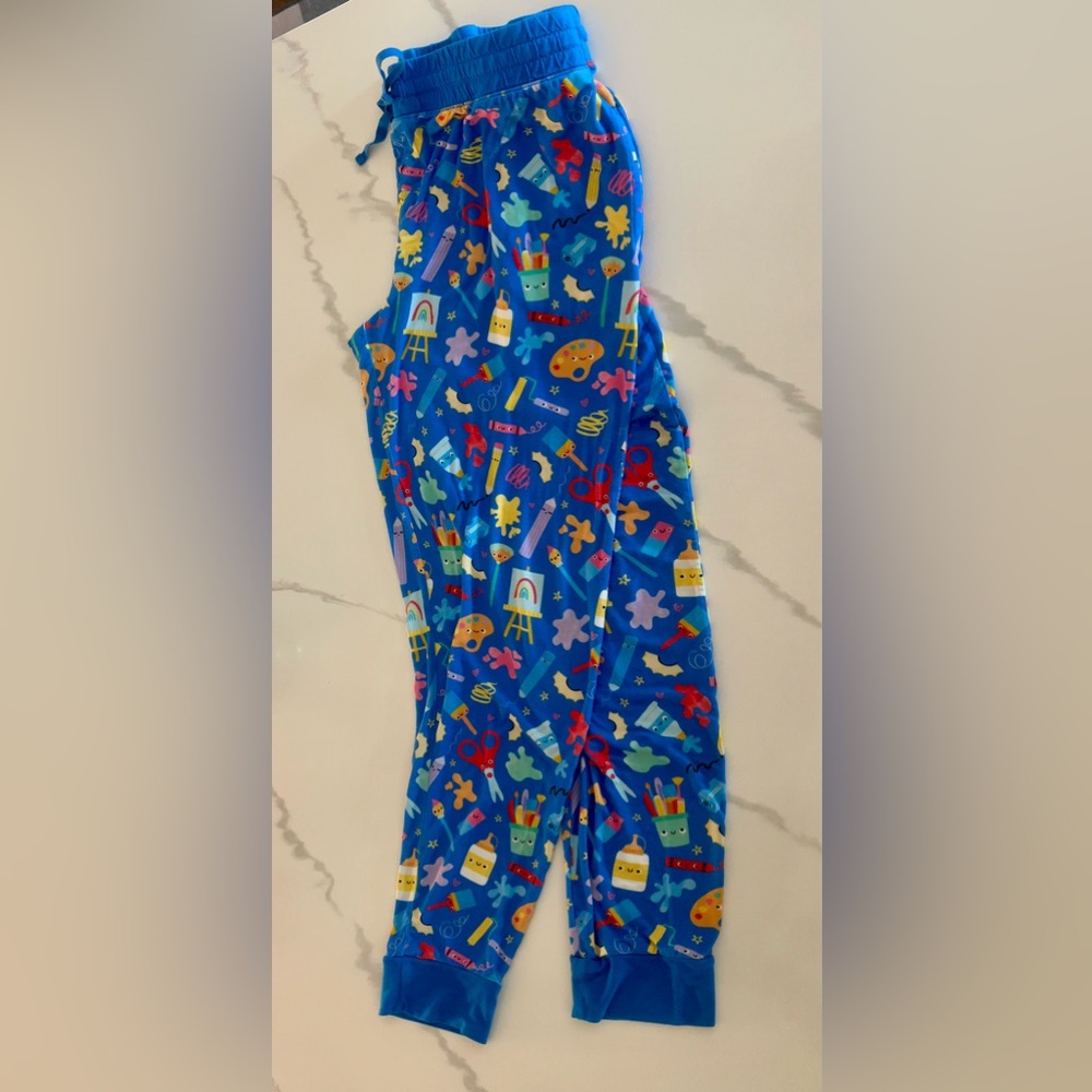 Little Sleepies “Make and Create” WOMENS pajama pants Size Large * ART TEACHER *